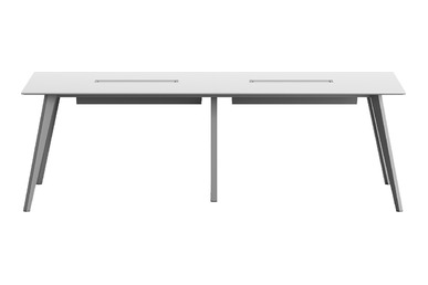 Blade Metal Ayaklı Modern Dikdörtgen Toplantı Masası 320cm - küçük detay görsel 2 - Toplantı Masaları