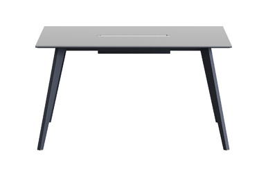 blade metal ayaklı modern kare toplantı masası 160cm - küçük detay görsel 2