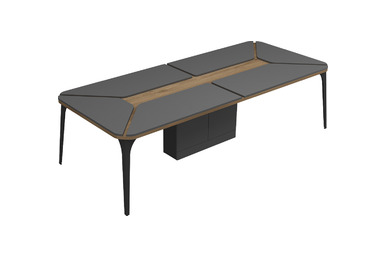 caliber deri detaylı toplantı masası