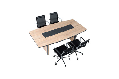 capullo ahşap sümenli modern toplantı masası