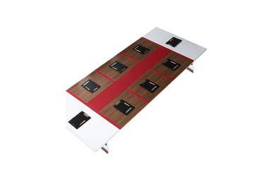 connex dekoratif renkli toplantı masası