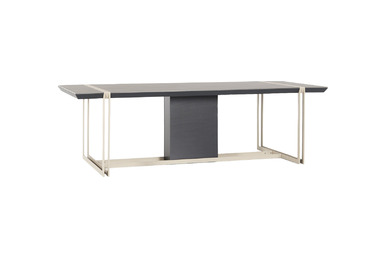 descon çift metal ayaklı toplantı masası - küçük detay görsel 2