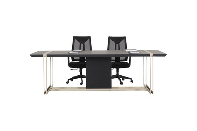 descon çift metal ayaklı toplantı masası - küçük detay görsel 3