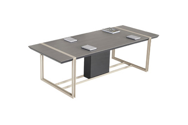 descon çift metal ayaklı toplantı masası