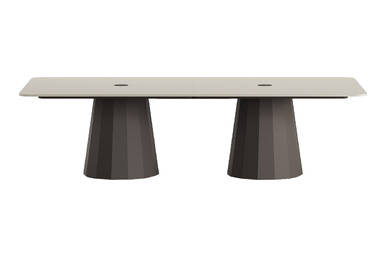 Diony Dekoratif Ayak Dikdörtgen Toplantı Masası 280cm - küçük detay görsel 2 - Toplantı Masaları