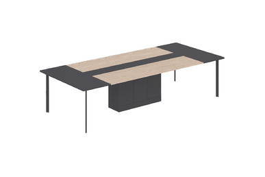 eflorant kolonlu 350cm toplantı masası