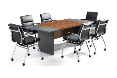 Efow Üç Tablalı Dikdörtgen Toplantı Masası 160cm - Toplantı Masaları