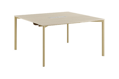 Exelis Ahşap Modern Kare Toplantı Masası 140cm - Toplantı Masaları