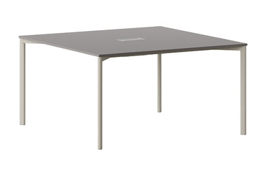 exelis ahşap modern kare toplantı masası 160cm