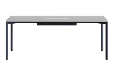 exelis ahşap modern toplantı masası 200cm - küçük detay görsel 2