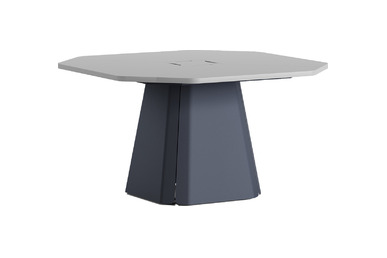 fories dekoratif ayaklı kare toplantı masası 135cm