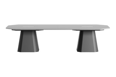 fories dekoratif ayaklı toplantı masası 320cm - küçük detay görsel 2