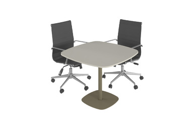 karmil plus metal ayaklı toplantı masası 100cm