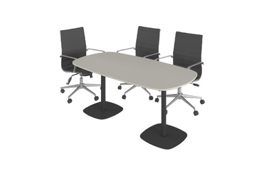 karmil plus metal ayaklı toplantı masası 240cm