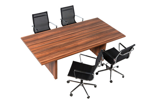 katan modern ahşap toplantı masası