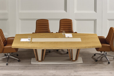 Kronos Ahşap Kaplamalı Toplantı Masası 280cm - küçük detay görsel 3 - Toplantı Masaları