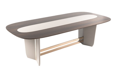 noona ahşap kaplamalı tasarım toplantı masası - küçük detay görsel 2