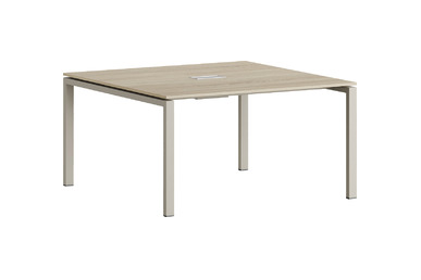 ostia modern kare toplantı masası 140cm