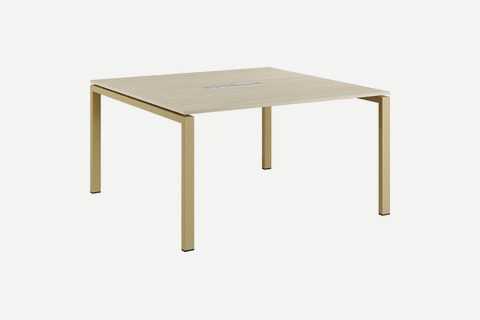 Ostia Modern Kare Toplantı Masası 140cm