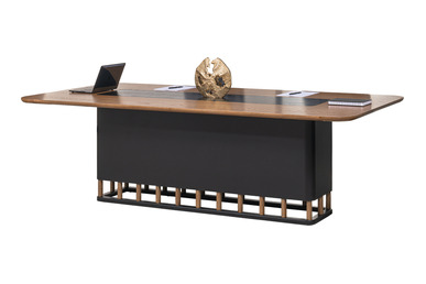 palencia metal tasarım ayaklı toplantı masası - küçük detay görsel 2