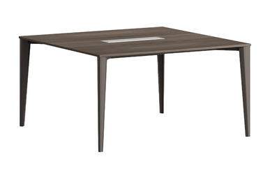 power modern ahşap kare toplantı masası 160cm