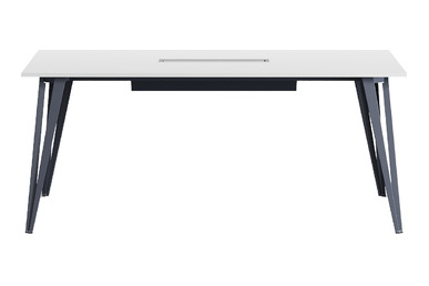 Sable Şık Metal Ayaklı Dikdörtgen Toplantı Masası 180Cm - küçük detay görsel 2 - Toplantı Masaları