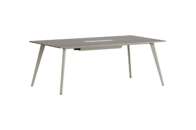 vega metal ayaklı dikdörtgen toplantı masası 180cm