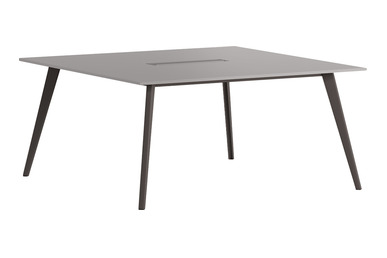 vega metal ayaklı kare toplantı masası 160cm