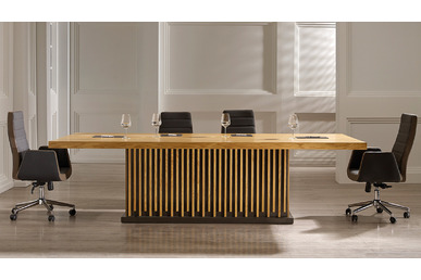 Zesa Meşe Ahşap Makam Toplantı Masası - küçük detay görsel 3 - Toplantı Masaları