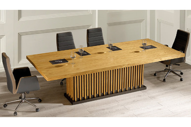 Zesa Meşe Ahşap Makam Toplantı Masası - Toplantı Masaları