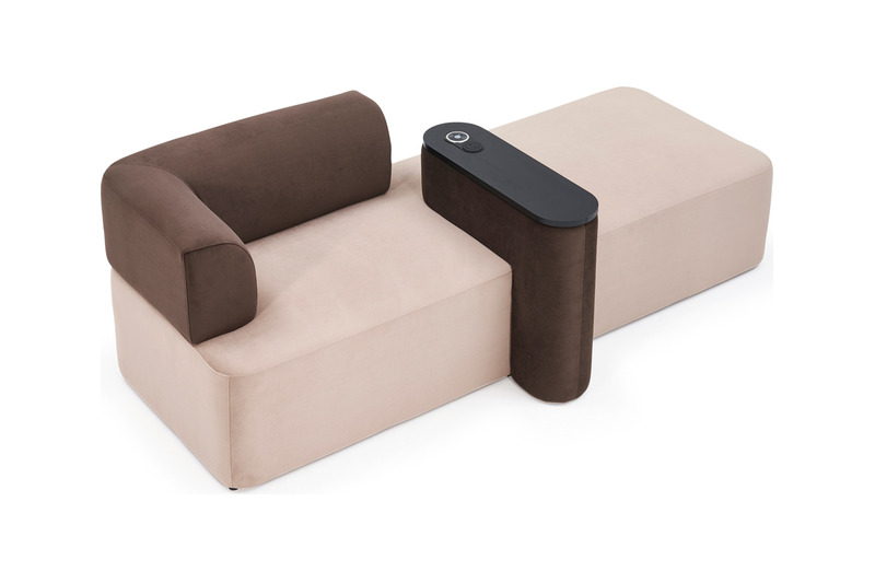 Lasmena Tek Arkalıklı Modern Kanepe