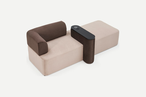 Lasmena Tek Arkalıklı Modern Kanepe