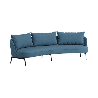 Lotera Oval Dekoratif Üçlü Kanepe - Üçlü Bekleme Koltukları