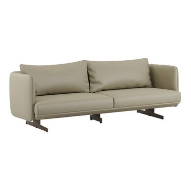 Apon Modern Metal Ayaklı Üçlü Kanepe 245cm