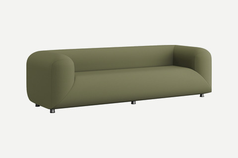Metrios Ergonomik Kolçaklı Üçlü Kanepe 230cm