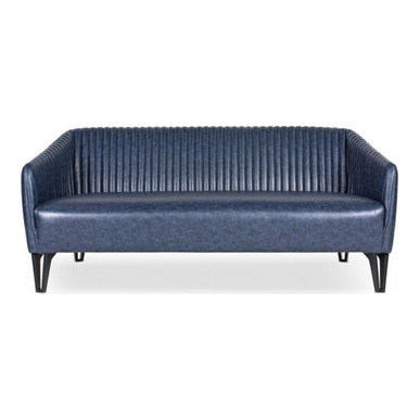 Wiry Boyalı Ayak Kumaş Üçlü Kanepe - Üçlü Ofis Kanepeleri