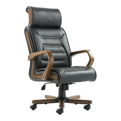 amarok ahşap kol ayak başlıklı makam koltuğu