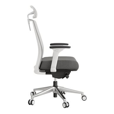 axento başlıklı beyaz çalışma koltuğu - küçük detay görsel 2