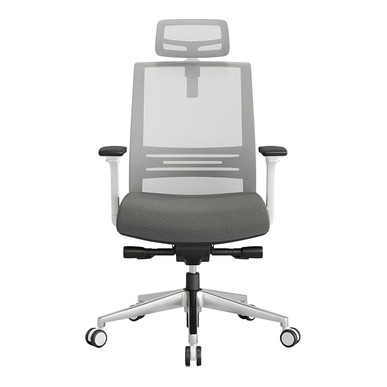 axento başlıklı beyaz çalışma koltuğu - küçük detay görsel 3