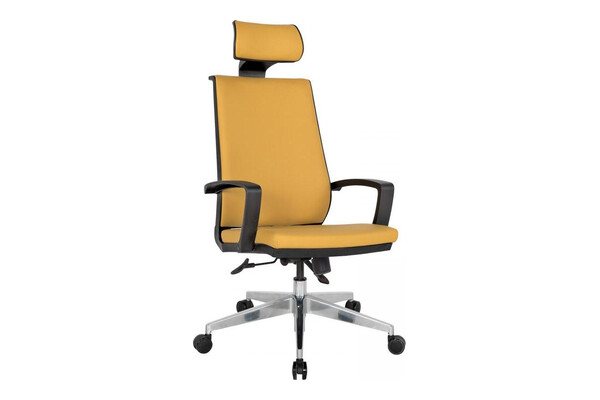 drape döşemeli plastik kol alüminyum ayak başlıklı yönetici koltuğu