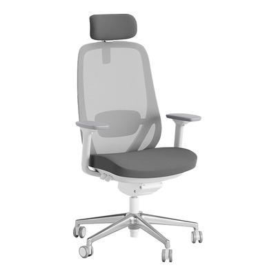 gamarin başlıklı beyaz çalışma koltuğu