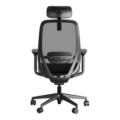 gamarin başlıklı siyah çalışma koltuğu - küçük detay görsel 4