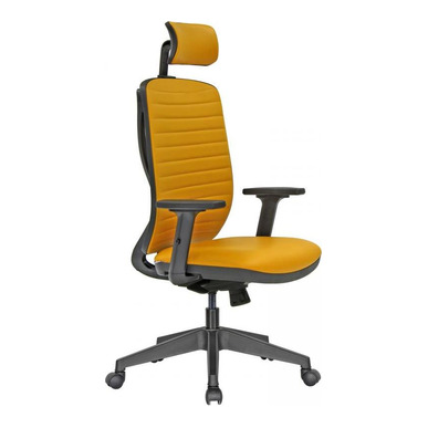 Grass Döşemeli Plastik Ayak Ayarlı Kol Senkron Mekanizma Yönetici Koltuğu - Yönetici Koltukları