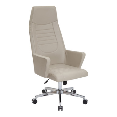 leyra alüminyum ayak başlıklı makam koltuğu