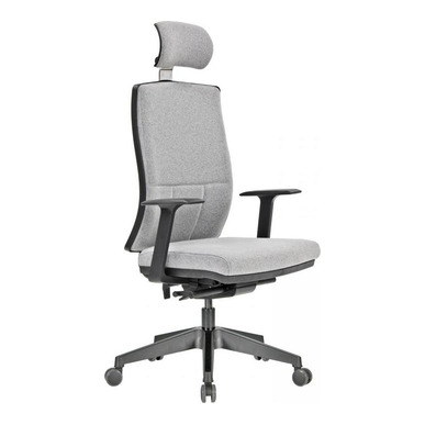 loosen döşemeli plastik ayak sabit kol kızaklı senkrom mekanizmalı yönetici koltuğu