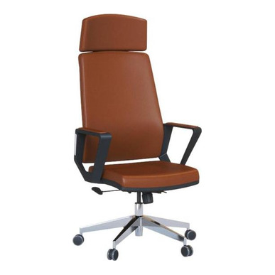 mathine plastik kol alüminyum ayak derili yönetici koltuğu