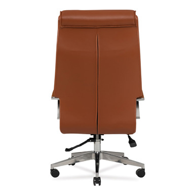 matin deri dikişli tasarım krom makam koltuğu - küçük detay görsel 3