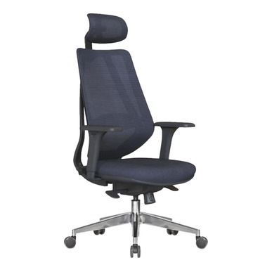 Maxy Alüminyum Ayak Siyah Gövdeli Senkron Yönetici Koltuğu - Yönetici Koltukları