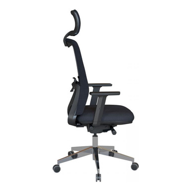 Meshseat Alüminyum Ayak Ayarlı Kol Kızaklı Senkron Mekanizma Yönetici Koltuğu - küçük detay görsel 2 - Yönetici Koltukları