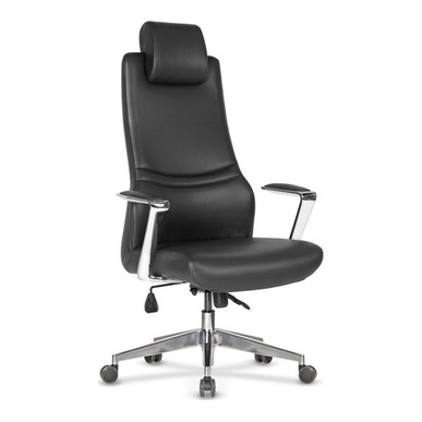 nobita deri döşeme alüminyum kol ayak yönetici koltuğu